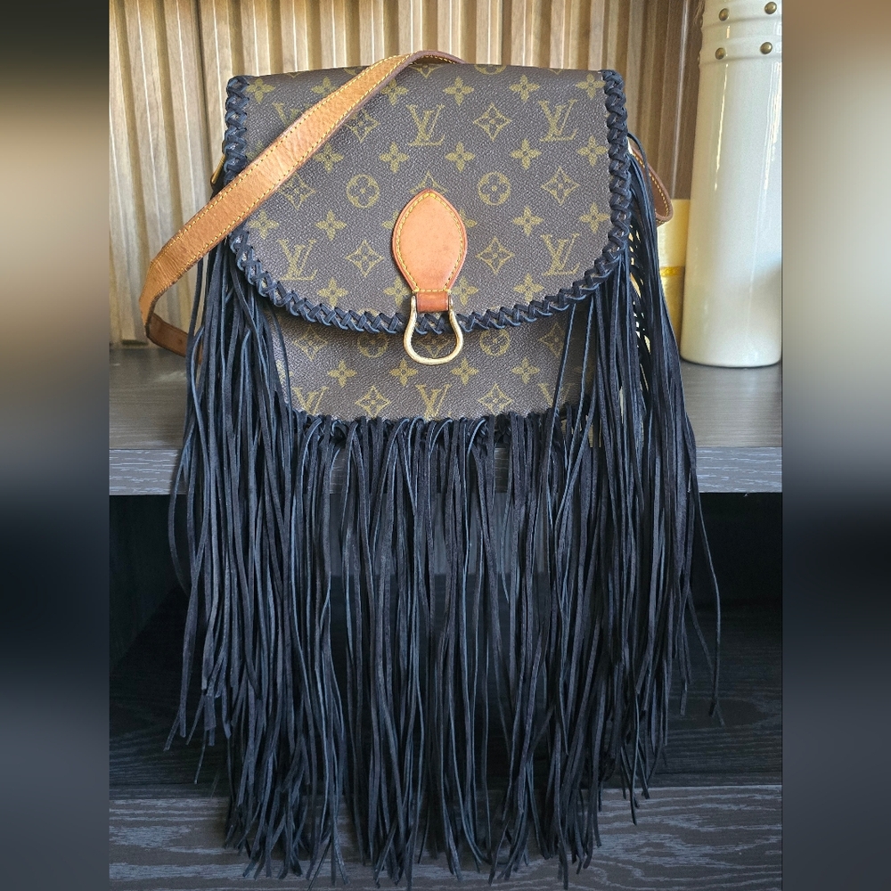 Louis Vuitton Fringed revamped Saint Cloud GM with Fringe & braiding